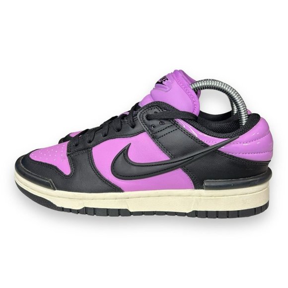Nike Women's Dunk Low Twist Size 7.5 "Rush Fuchsia" (DZ2794-500) Shoes EUC - Picture 2 of 8